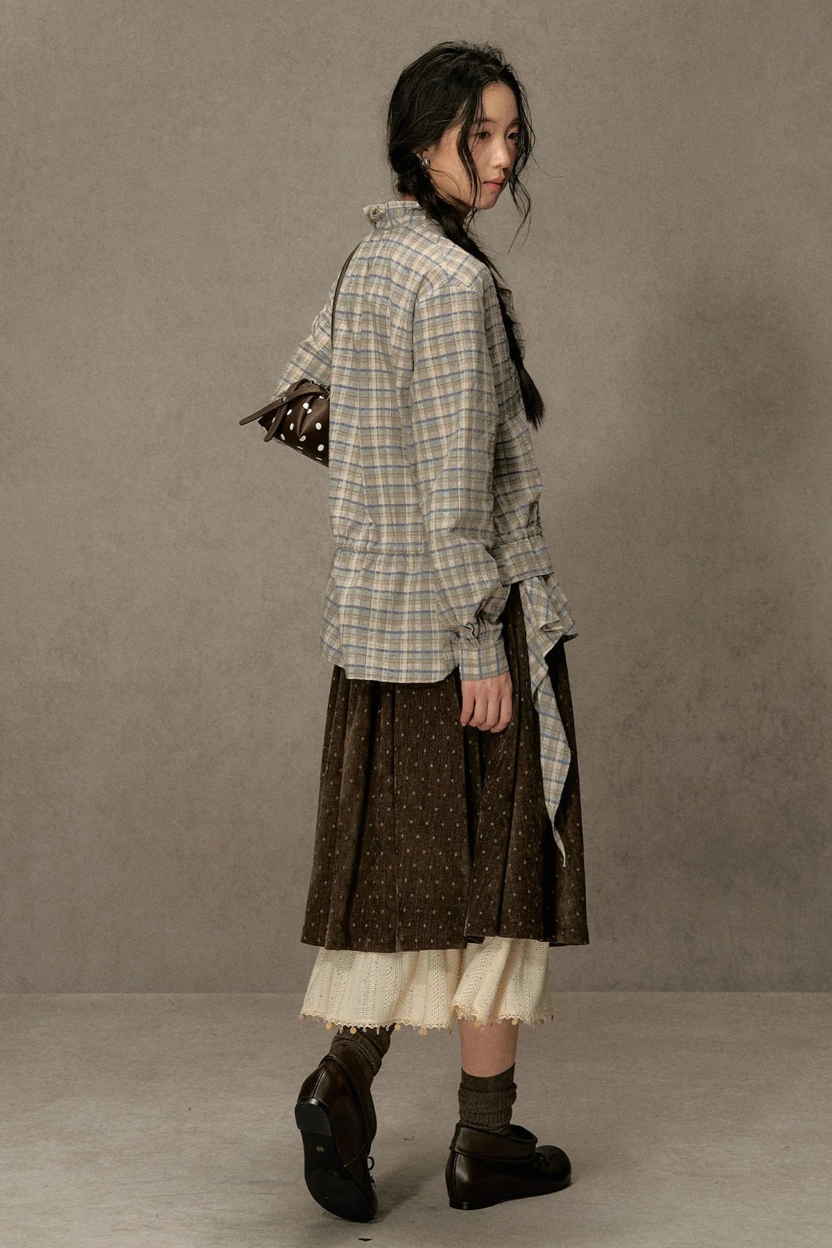 Plaid Long-Sleeve Shirt
