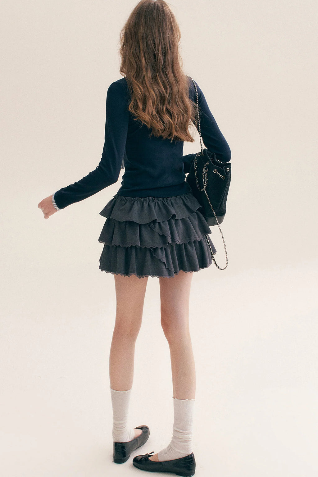 Multi-Layered Ruffle Cake Skirt