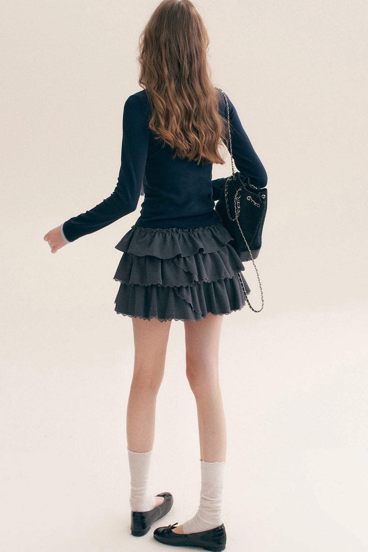 Multi-Layered Ruffle Cake Skirt