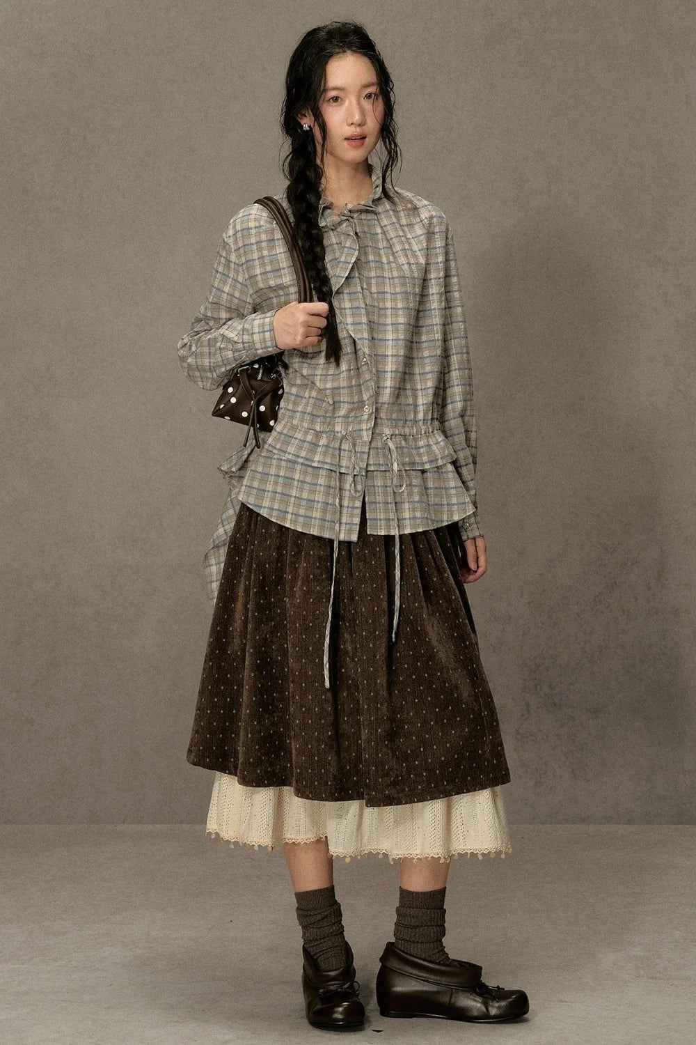 Plaid Long-Sleeve Shirt