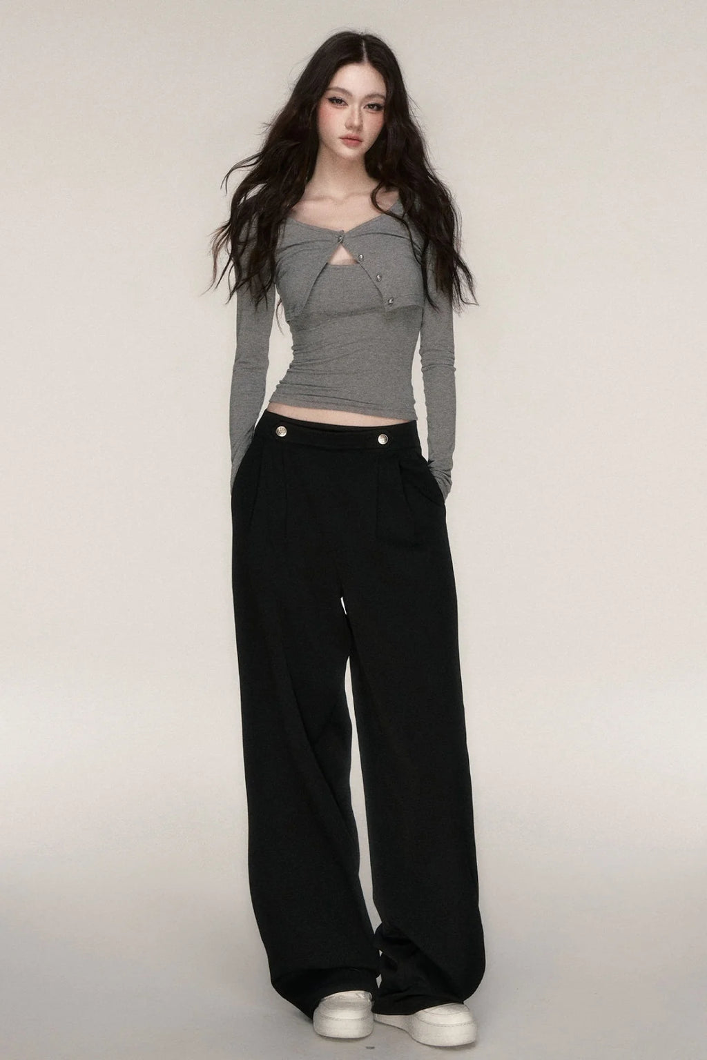 Napoleon Style Straight Leg Trousers