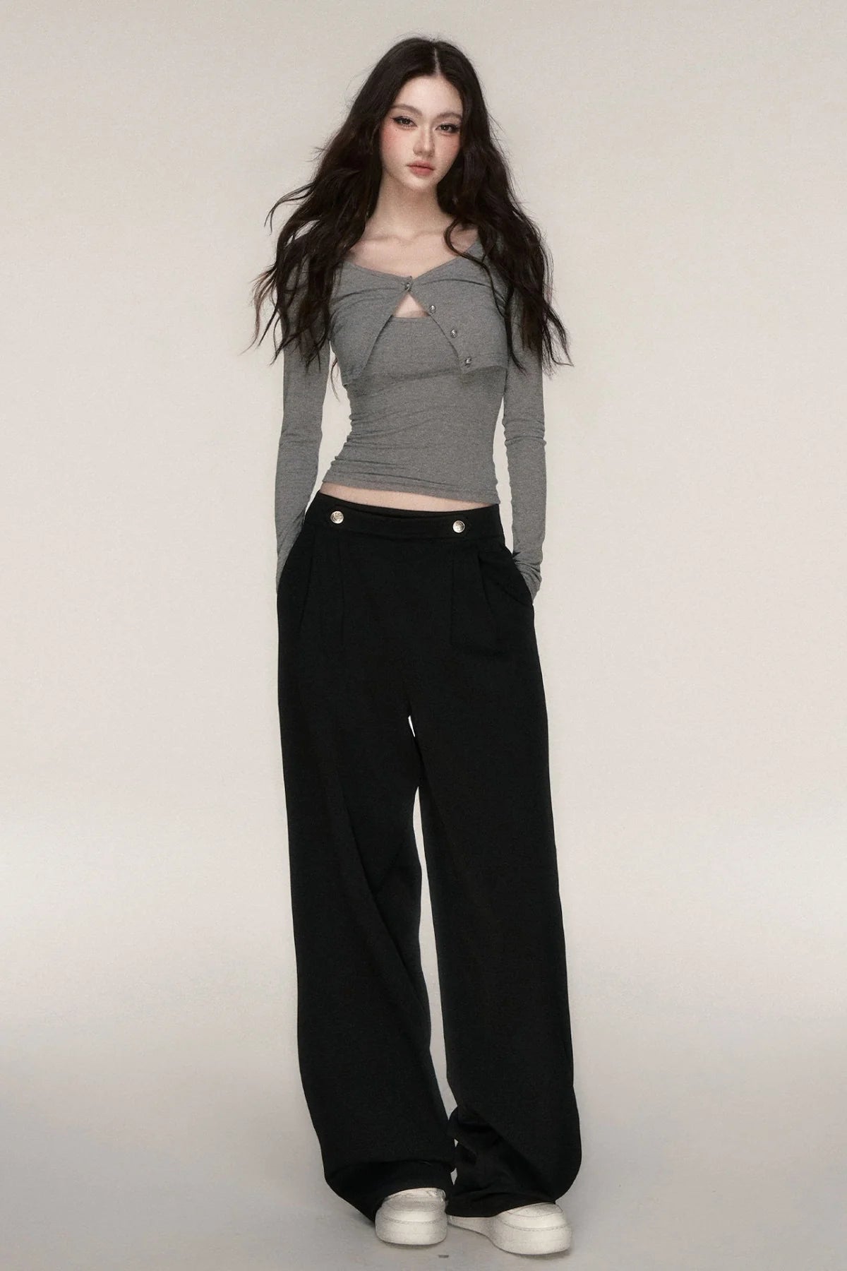Napoleon Style Straight Leg Trousers