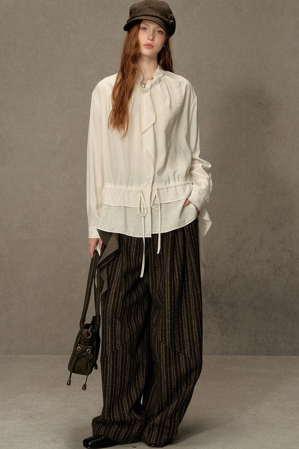 Plaid Long-Sleeve Shirt