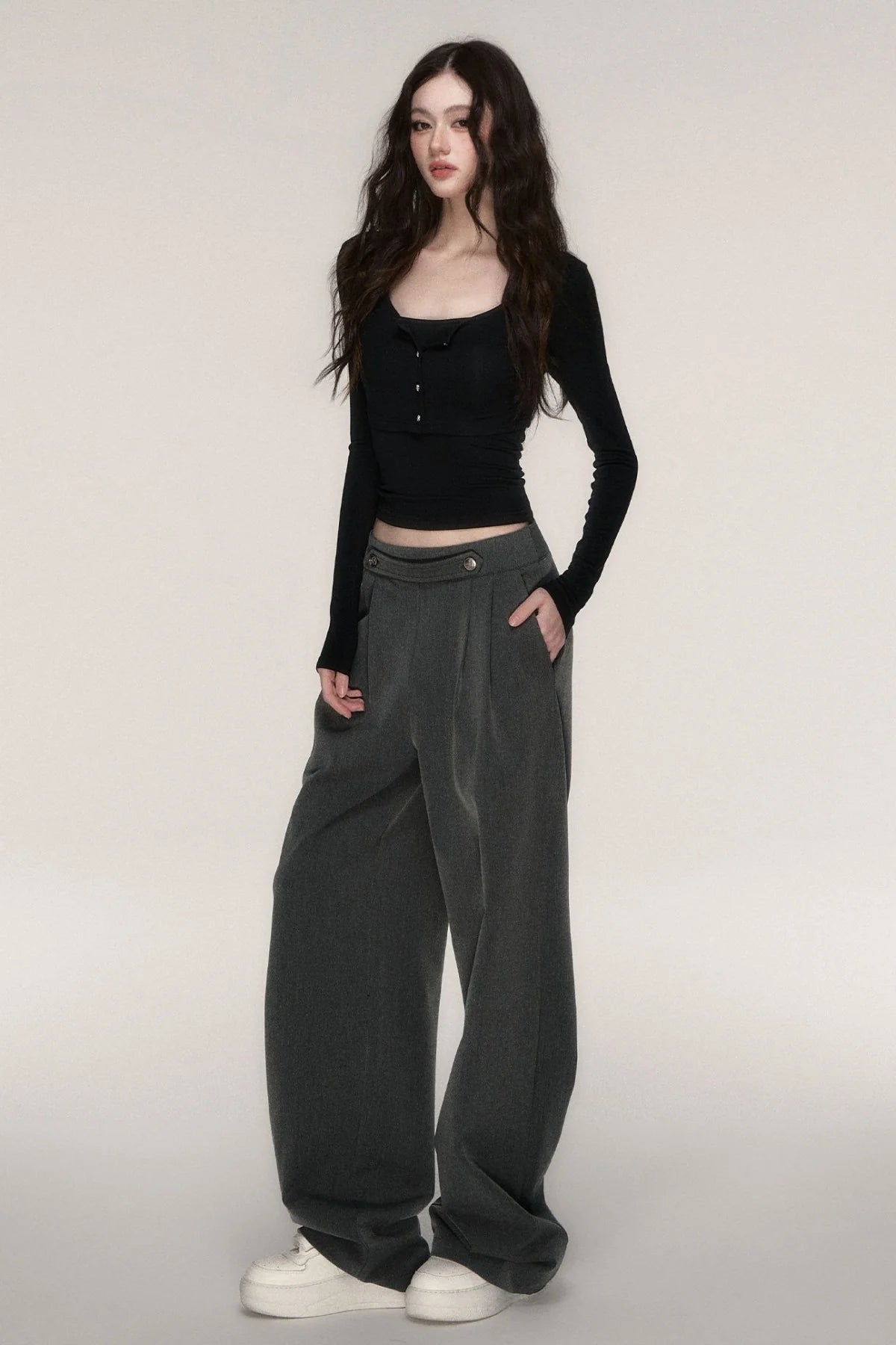 Napoleon Style Straight Leg Trousers