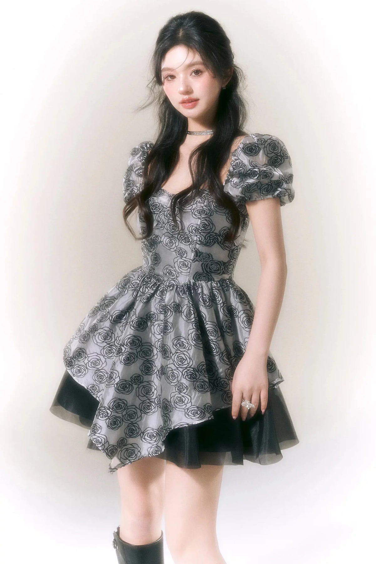Tea Break Puff Sleeve Dress