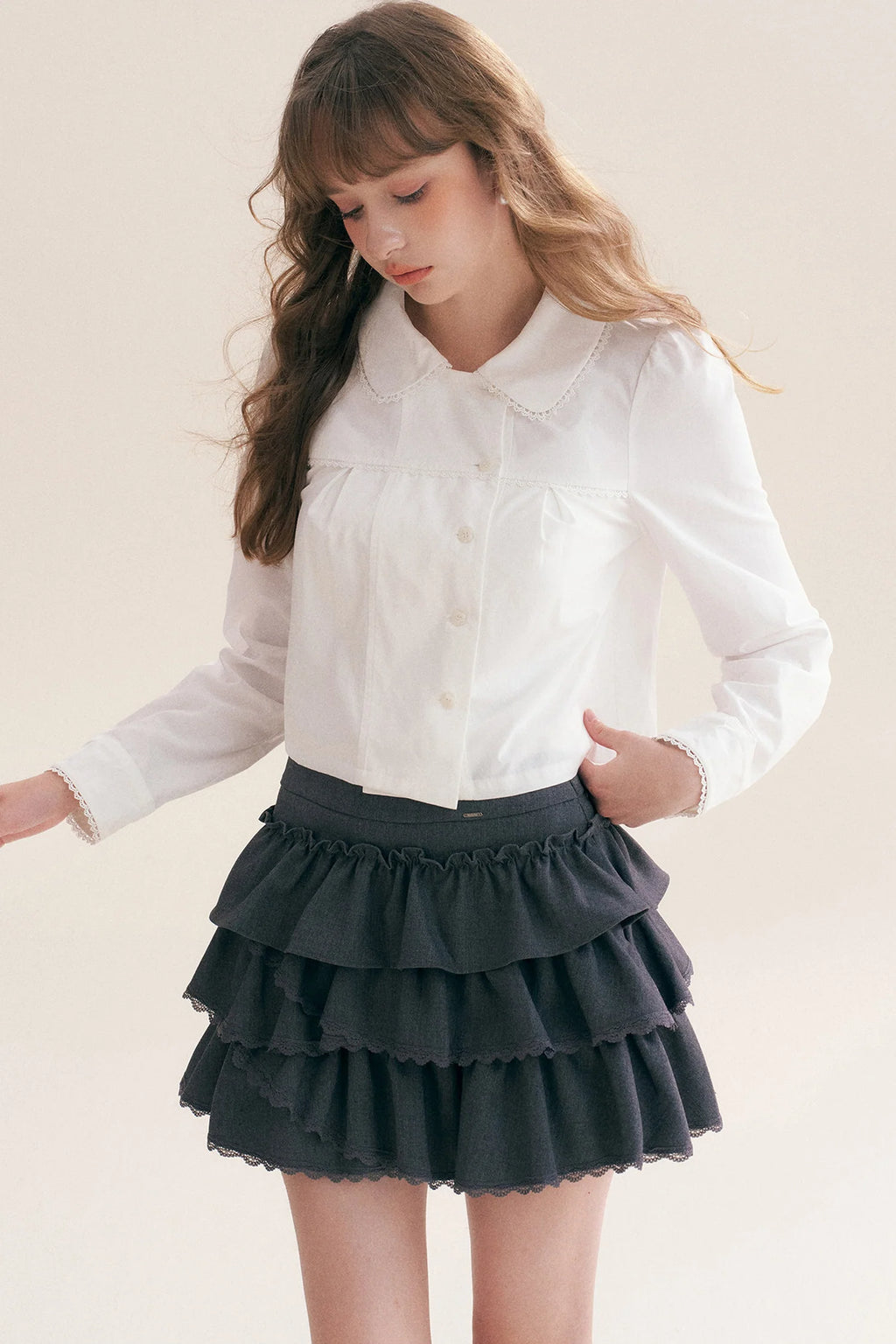 Multi-Layered Ruffle Cake Skirt