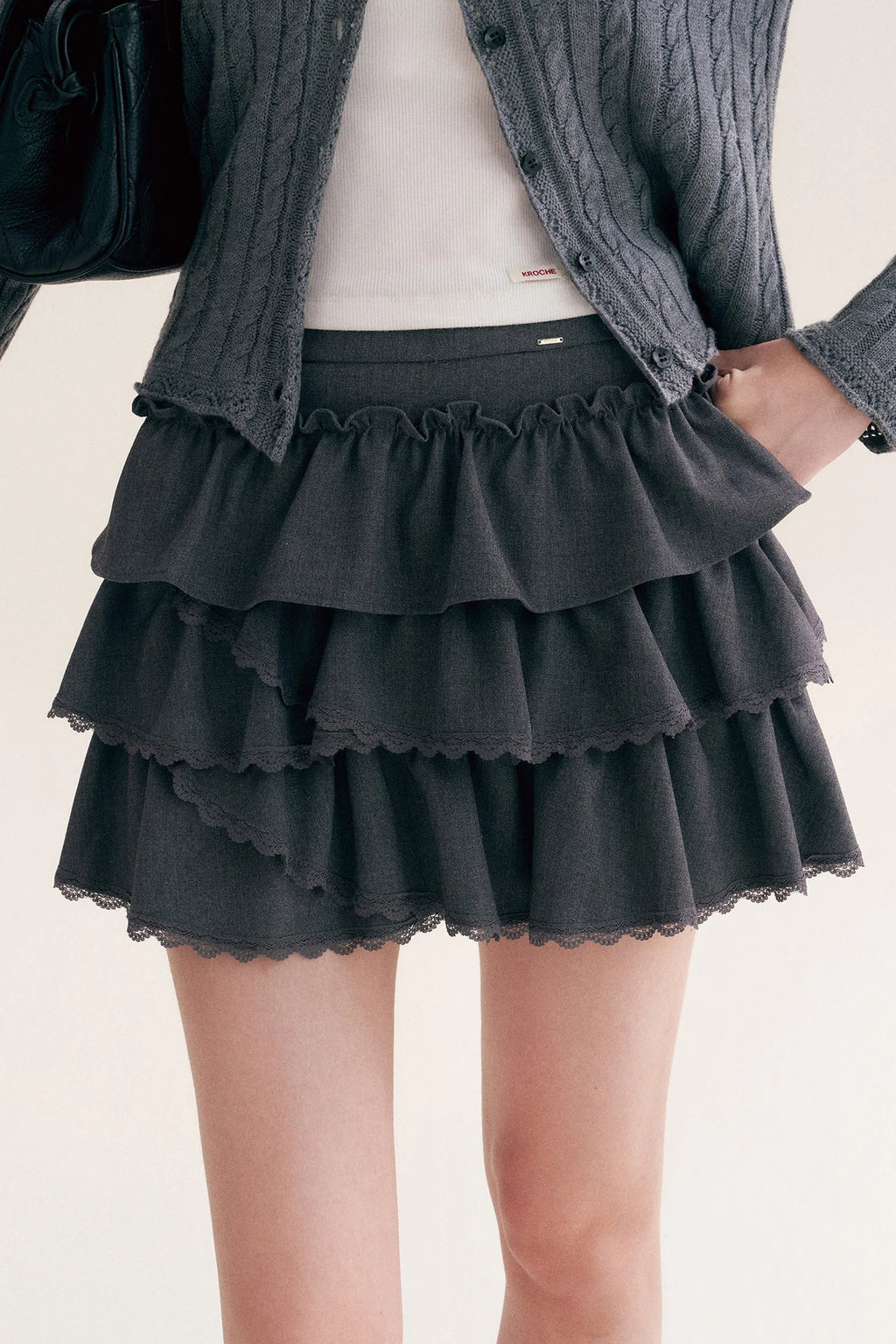 Multi-Layered Ruffle Cake Skirt