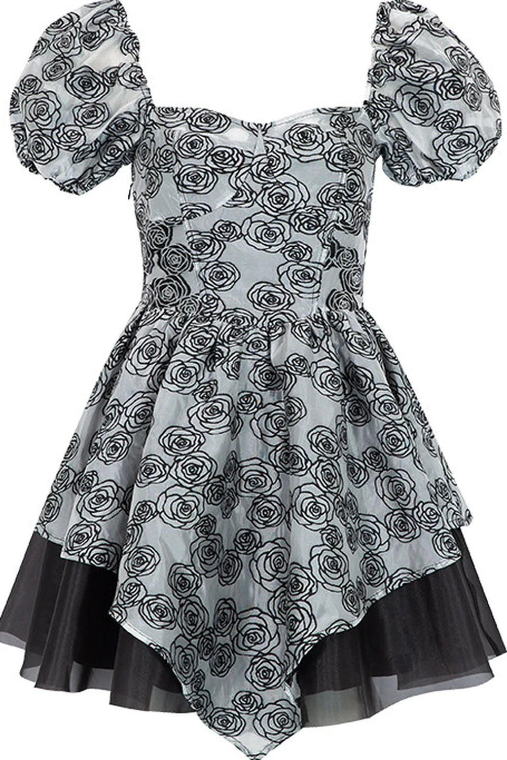Tea Break Puff Sleeve Dress