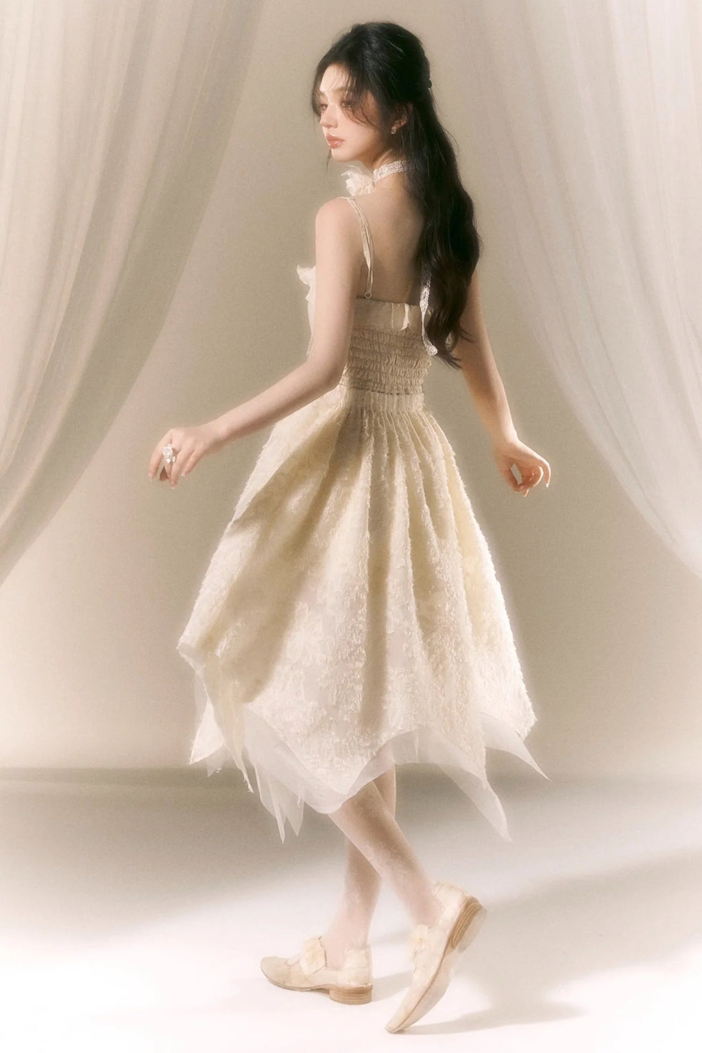 French Style Rose Dress