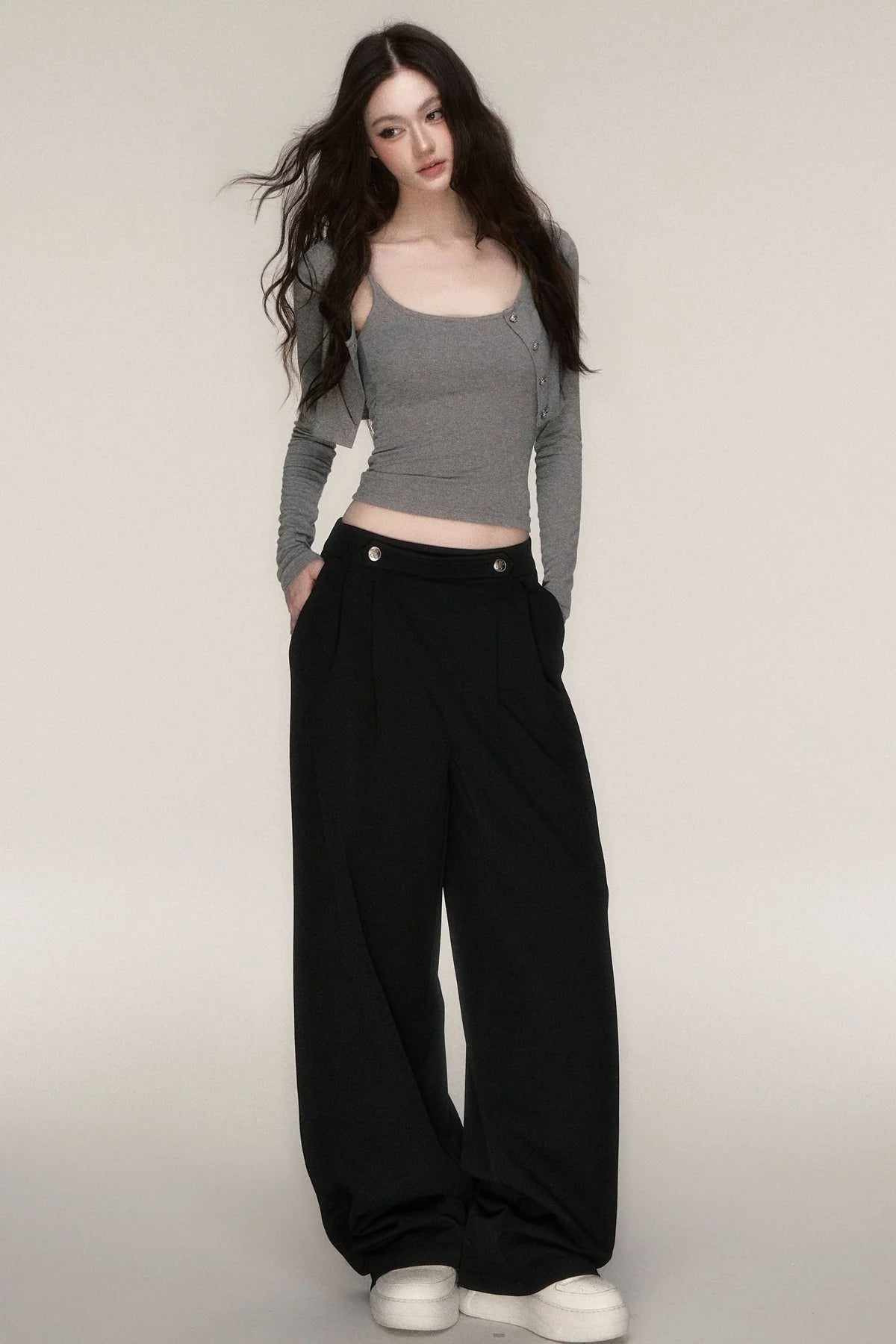 Napoleon Style Straight Leg Trousers