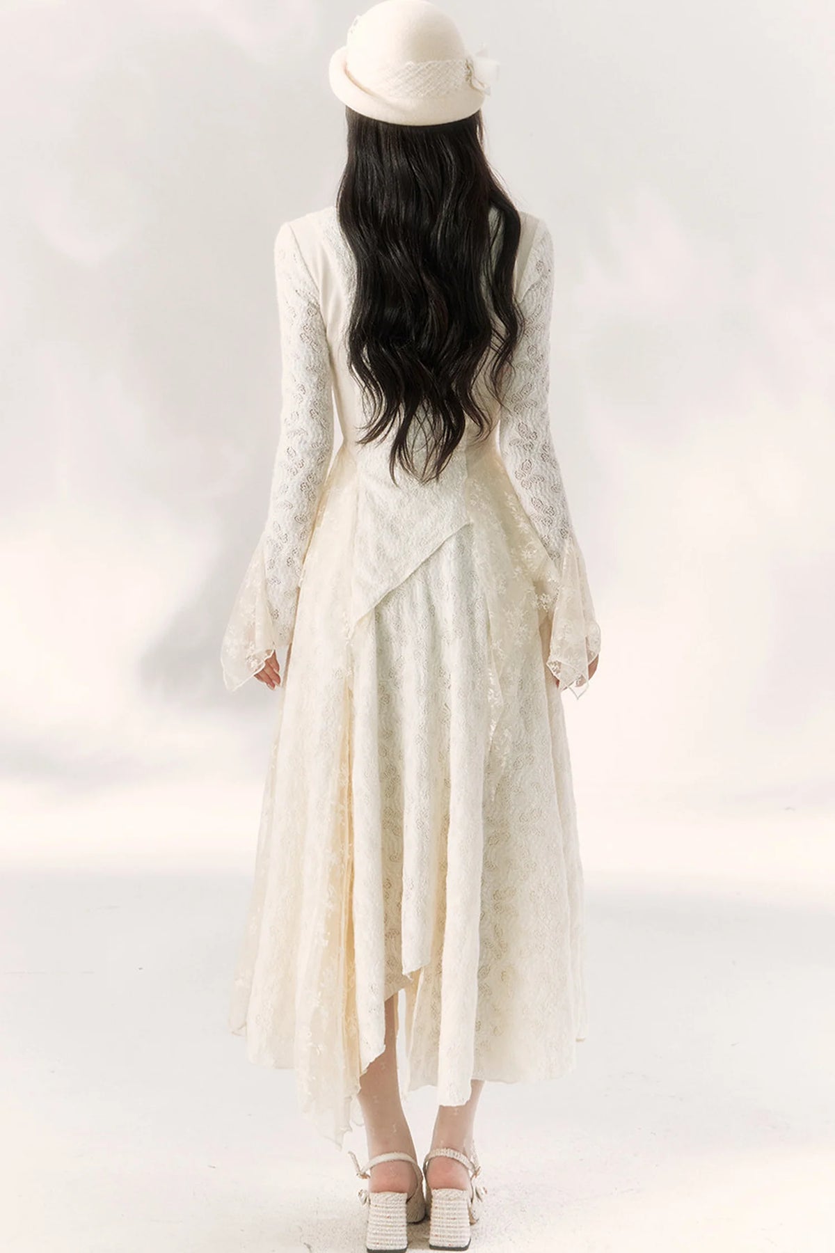 Butterfly Dream Knit Layered-Look and Skirt Set-Up