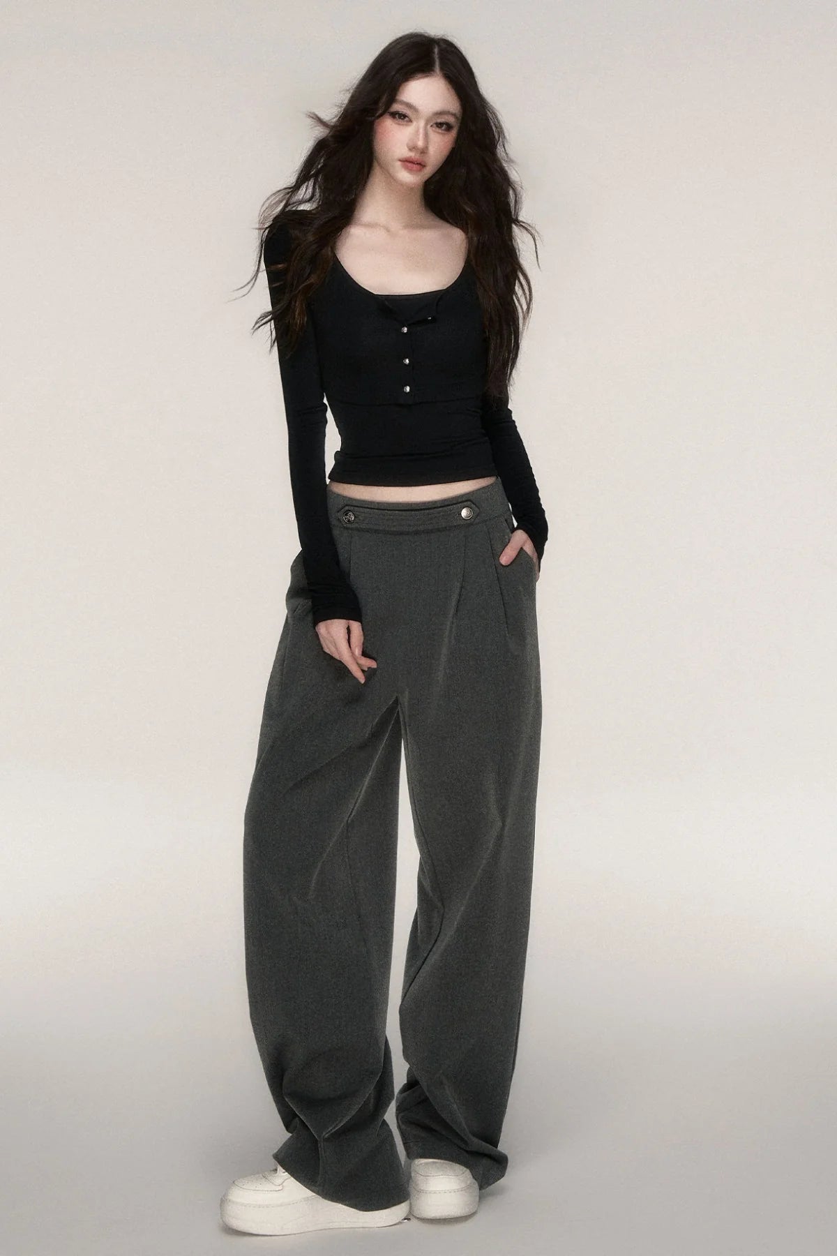 Napoleon Style Straight Leg Trousers