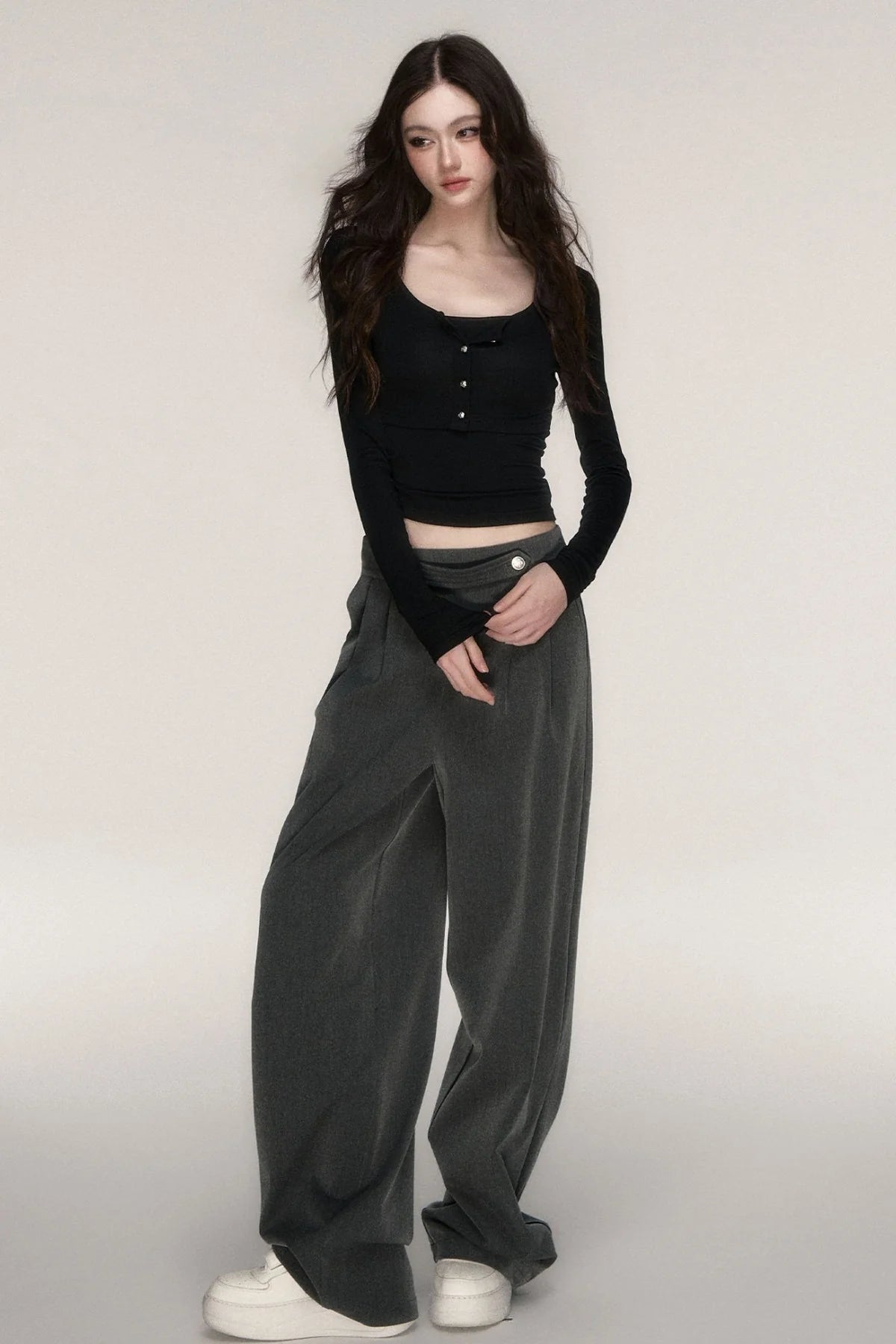 Napoleon Style Straight Leg Trousers