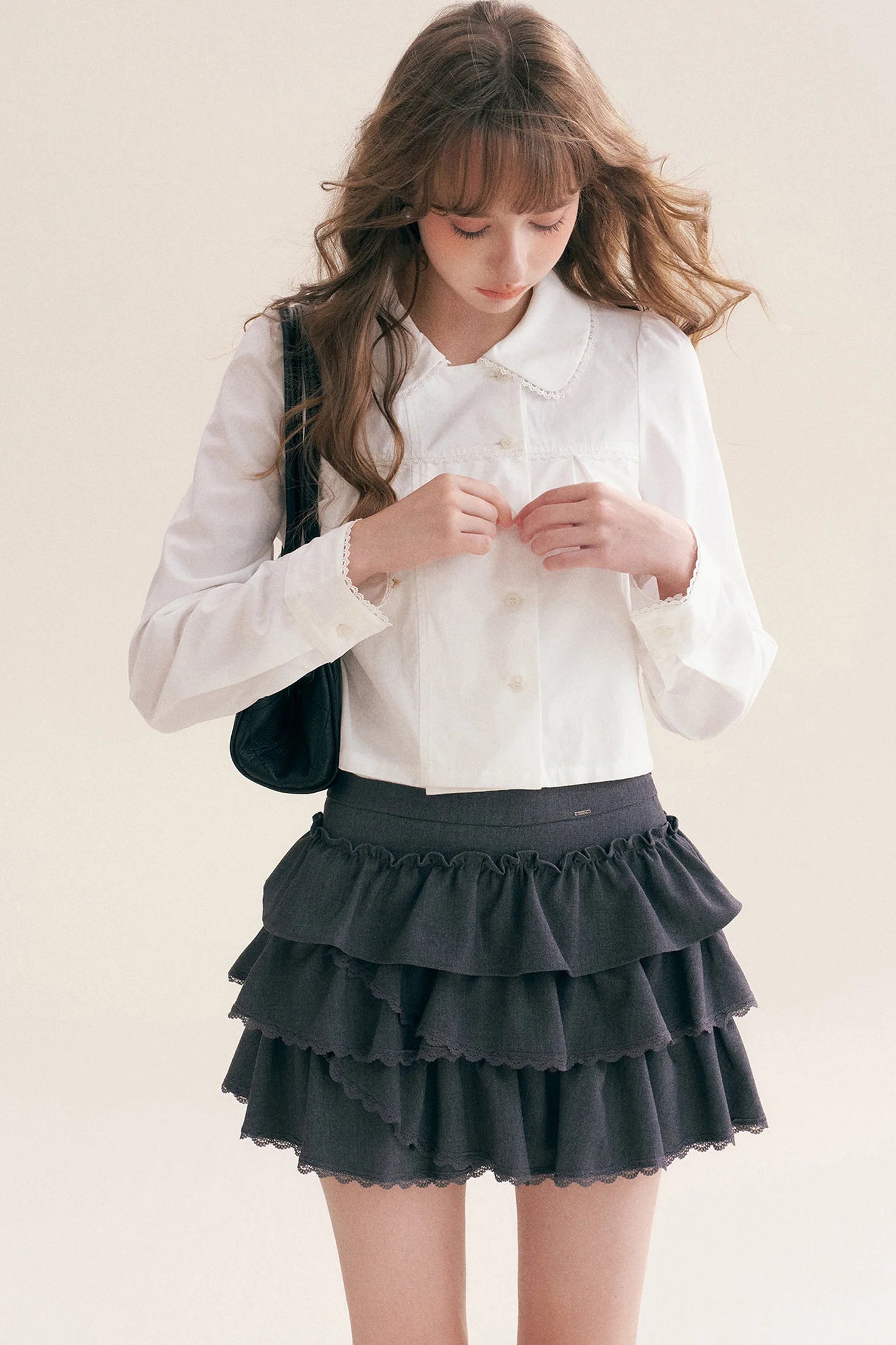 Multi-Layered Ruffle Cake Skirt