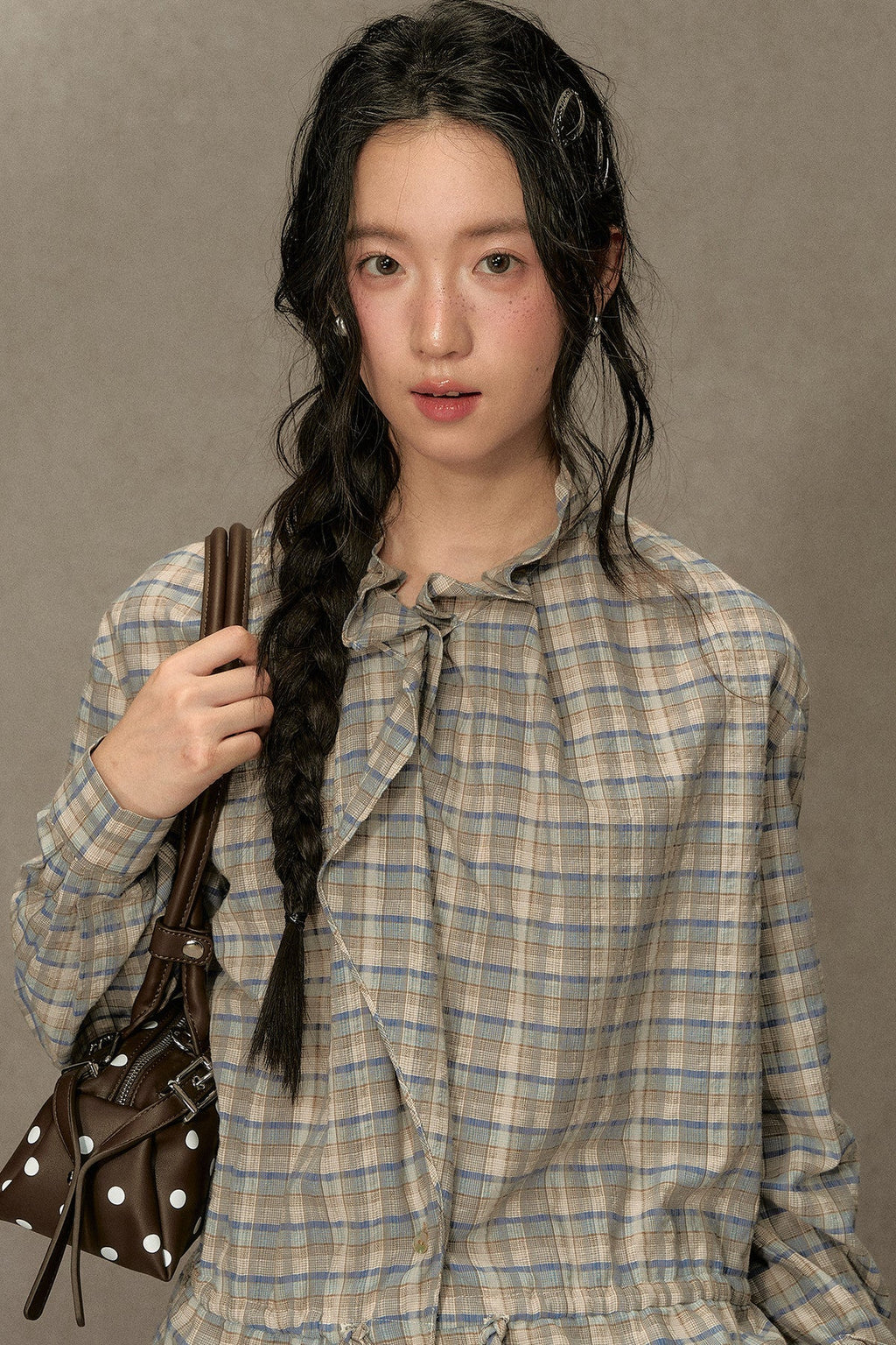 Plaid Long-Sleeve Shirt