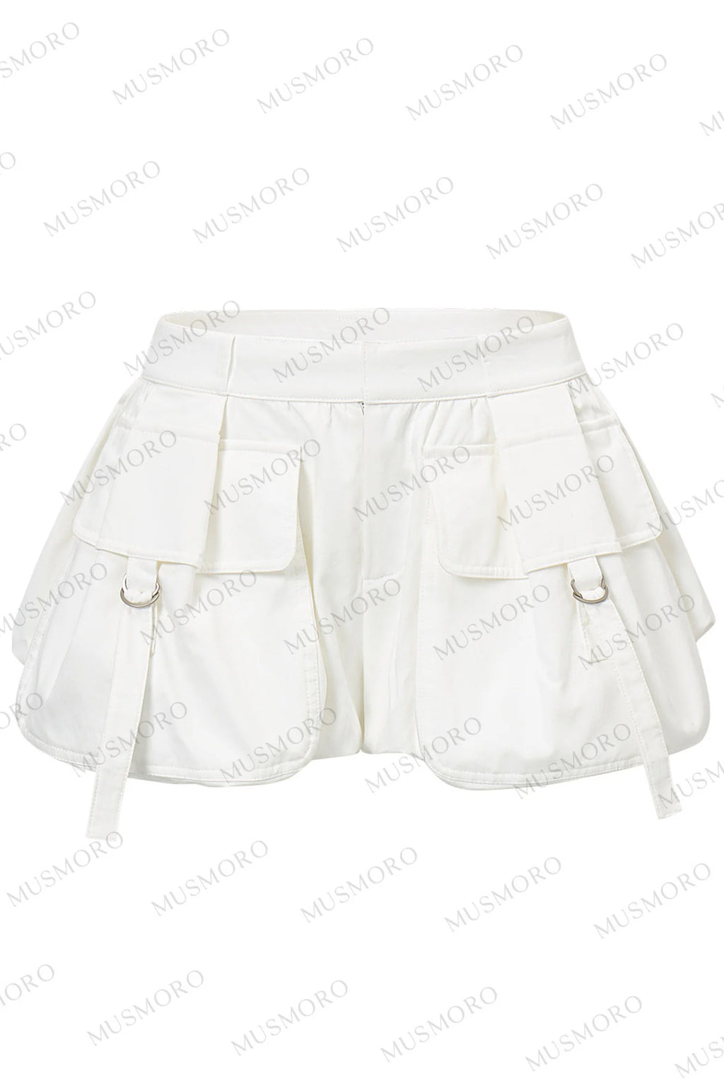 Vintage Puff Cargo Skirt Pants