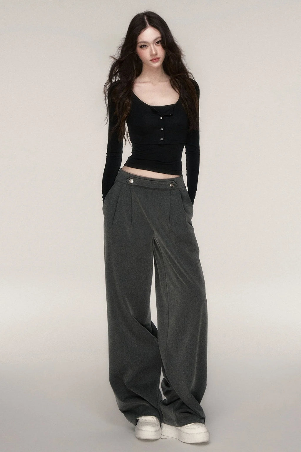 Napoleon Style Straight Leg Trousers