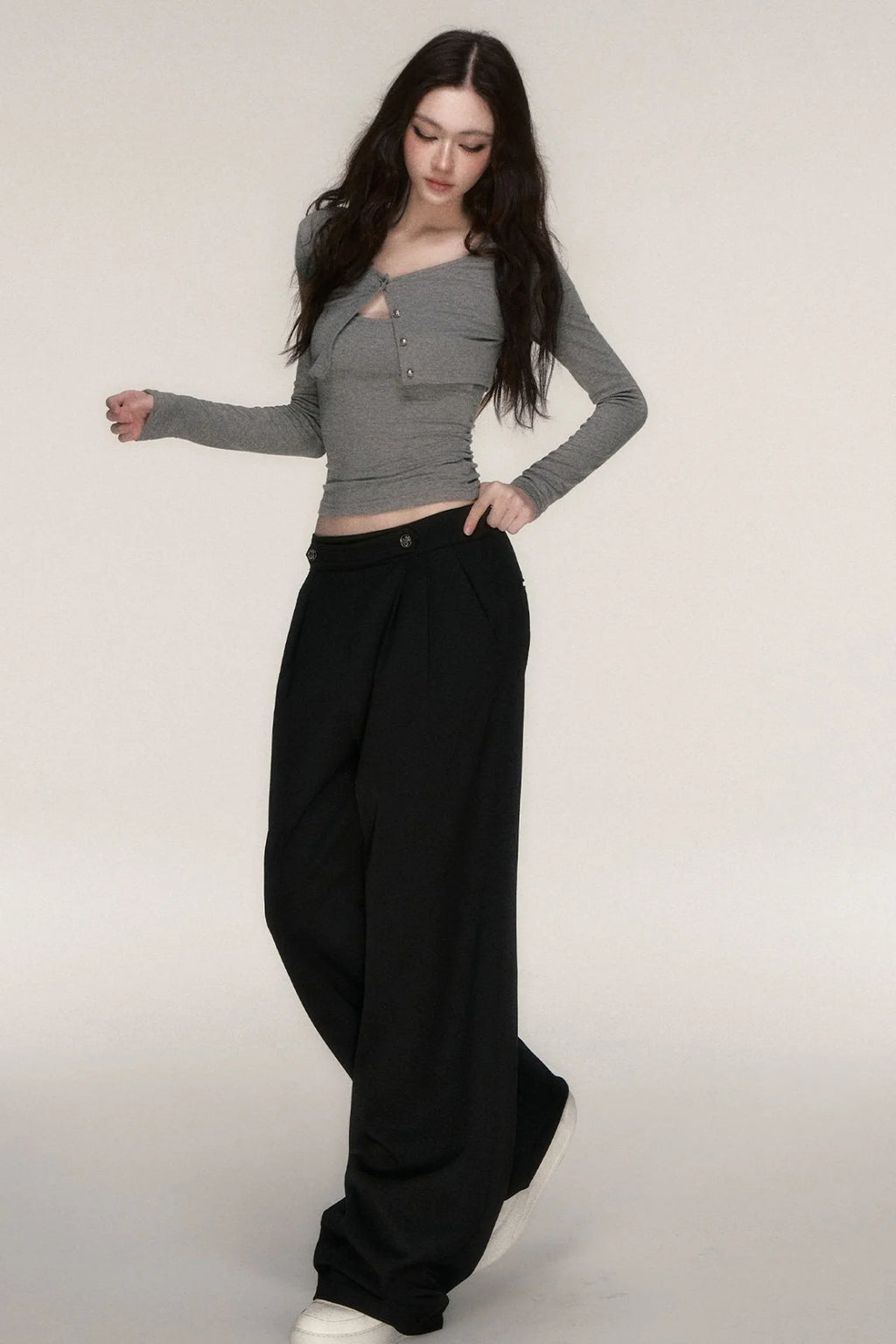 Napoleon Style Straight Leg Trousers