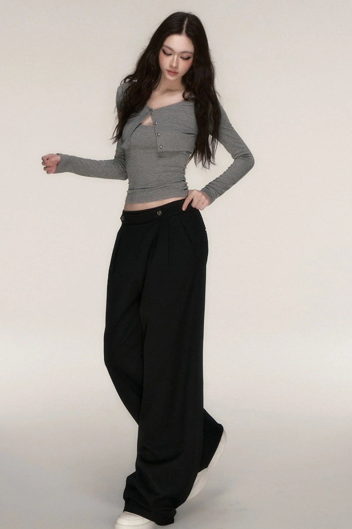 Napoleon Style Straight Leg Trousers