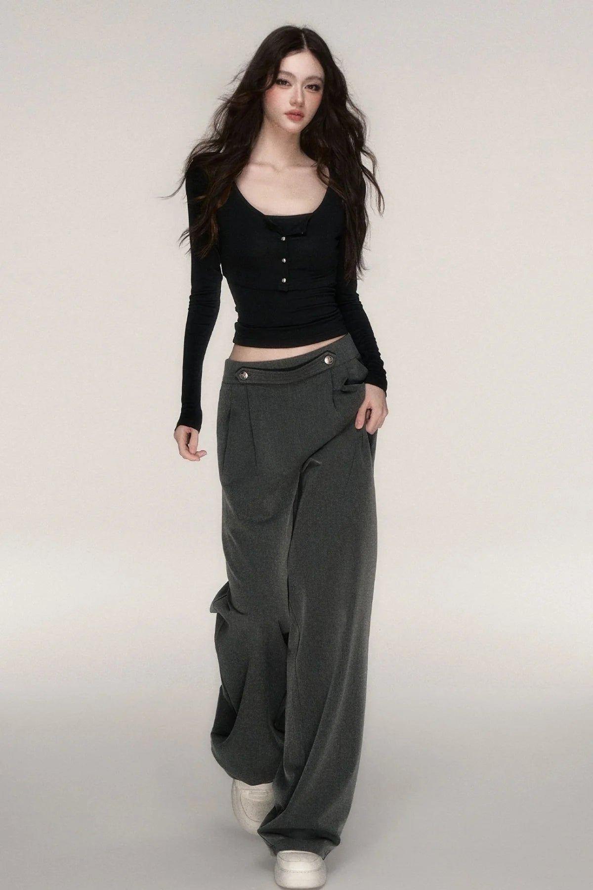 Napoleon Style Straight Leg Trousers