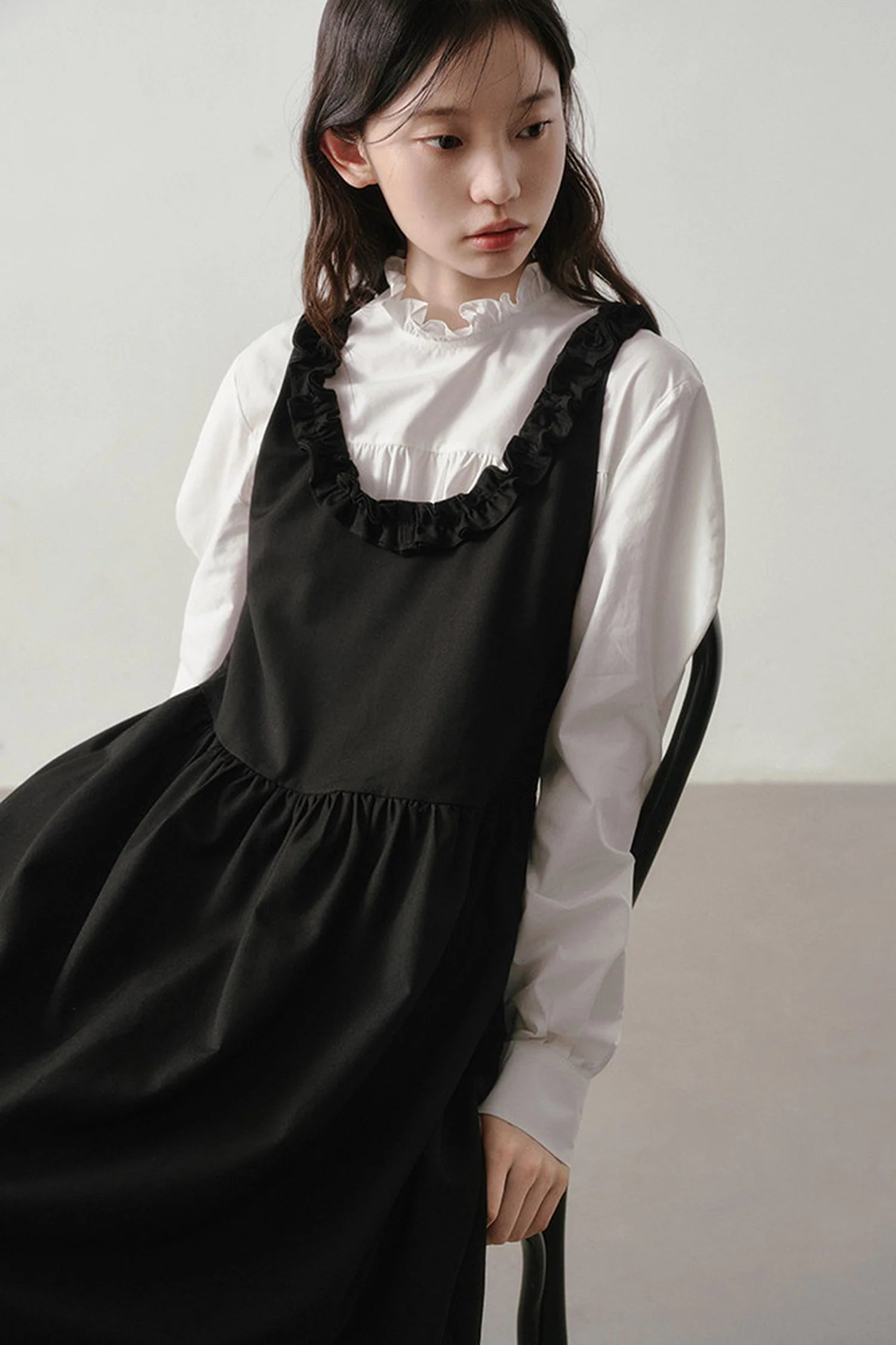 Shadow Ruffled Dress