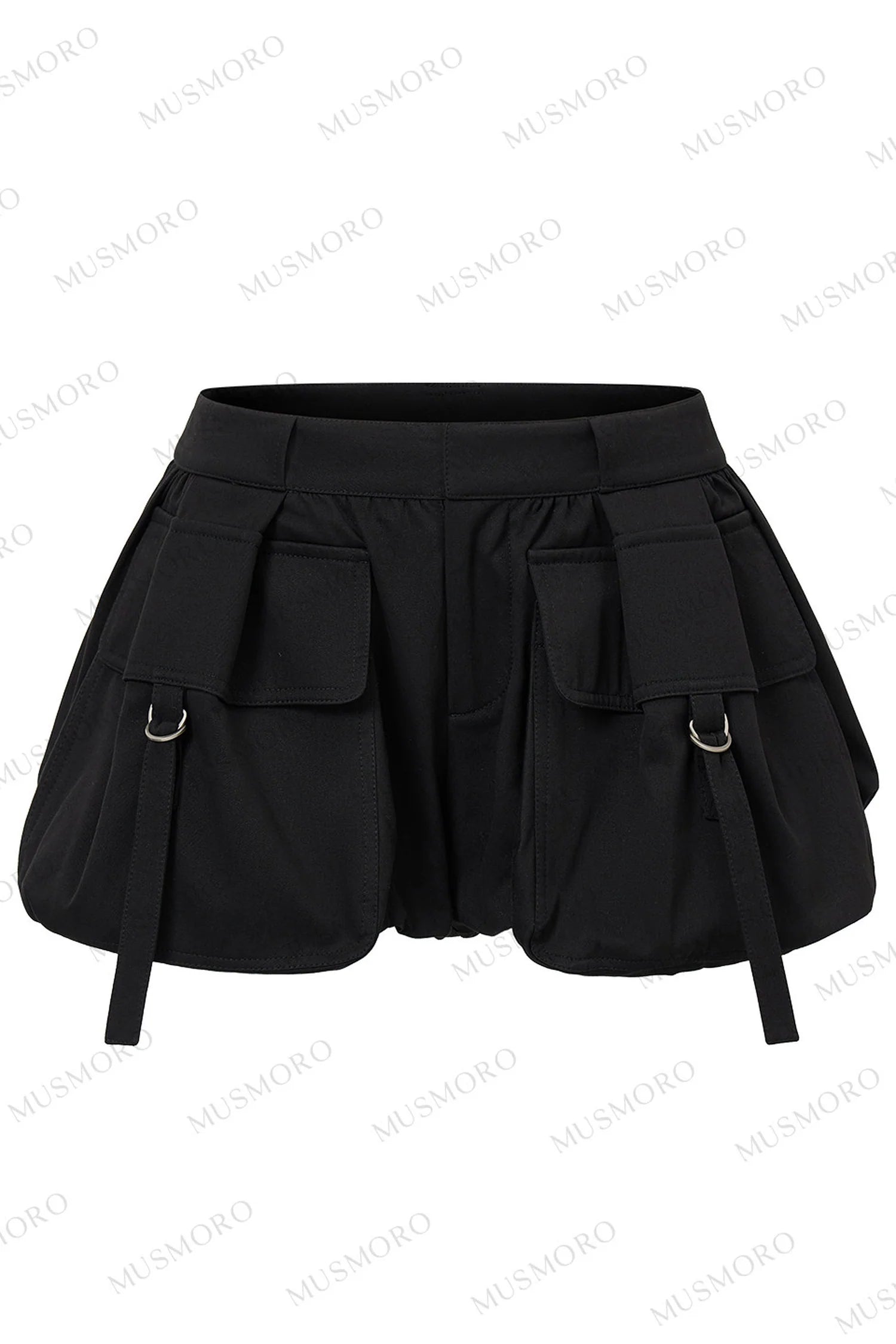Vintage Puff Cargo Skirt Pants