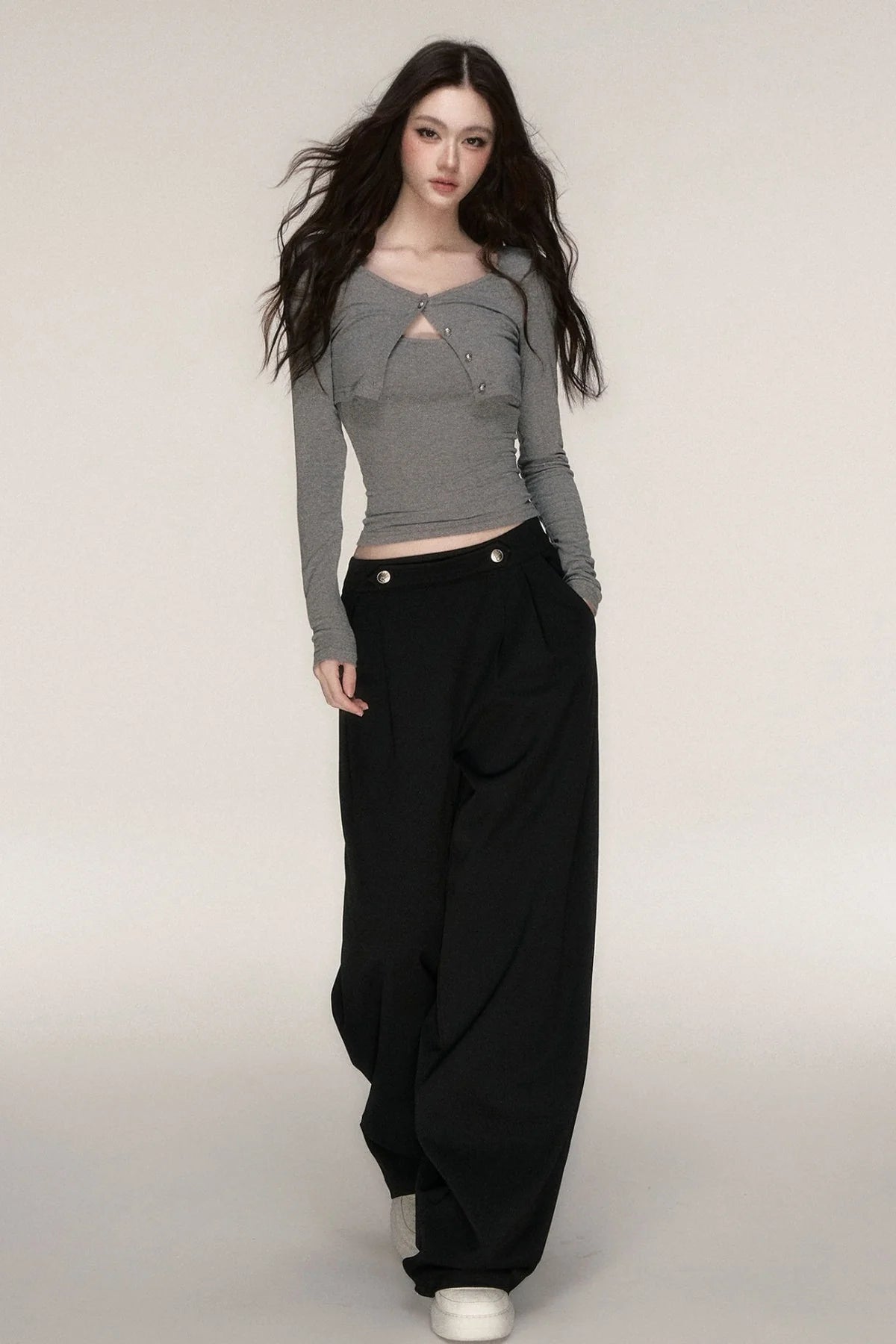 Napoleon Style Straight Leg Trousers